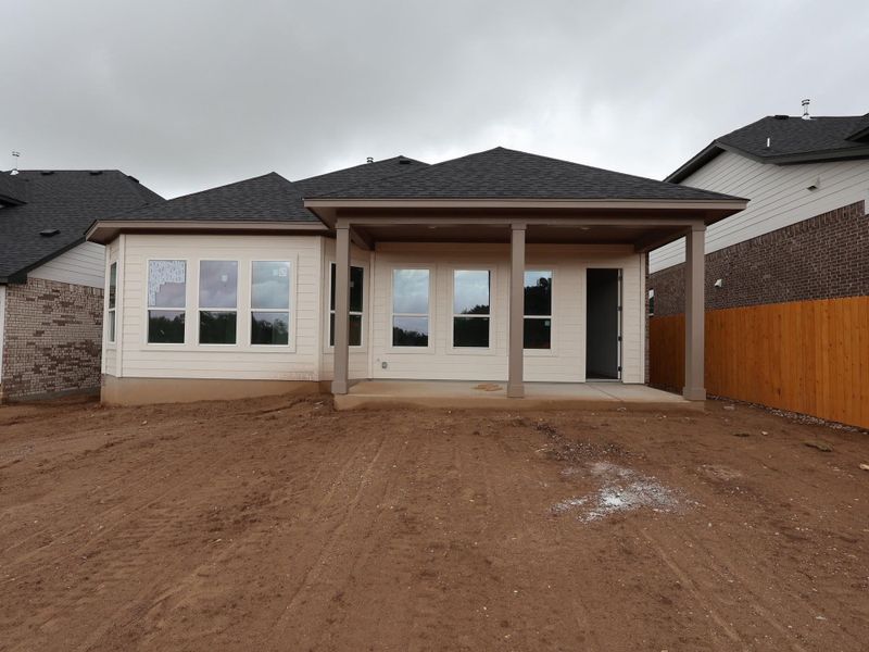 In-progress construction of a new home in Heritage, Dripping Springs, TX (Image 9).