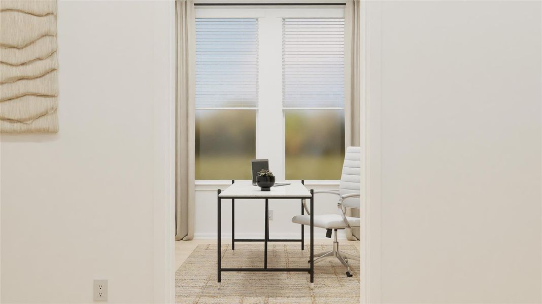Furnished interior view inside a new home in Woodfield Preserve, Georgetown (Image 24). Furnished interior view inside a new home in Woodfield Preserve, Georgetown (Image 24).