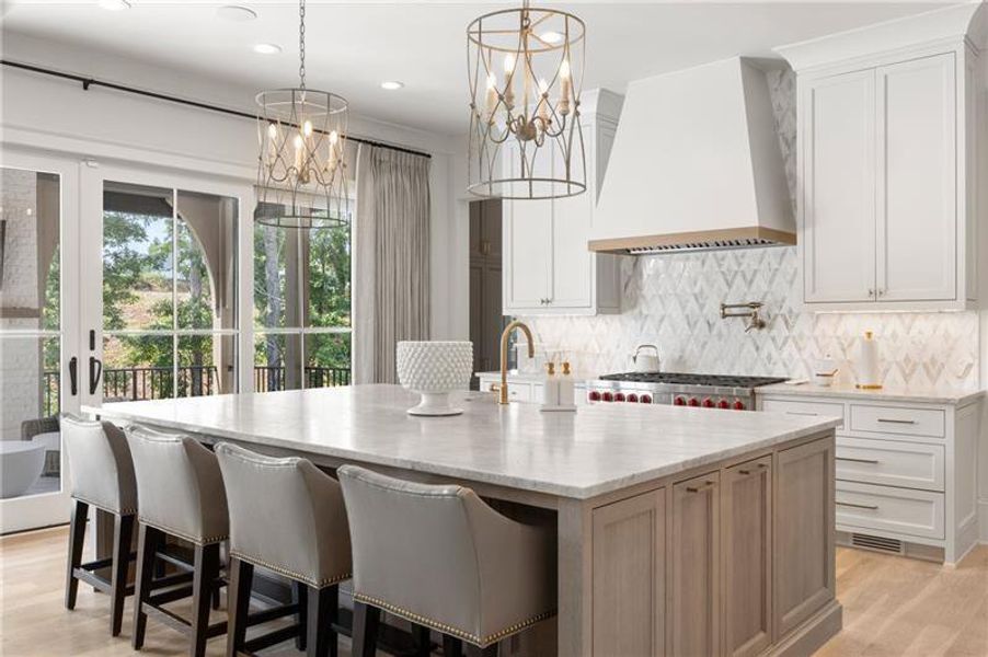 Furnished interior view inside a new home in Manor Estates, Alpharetta (Image 13).