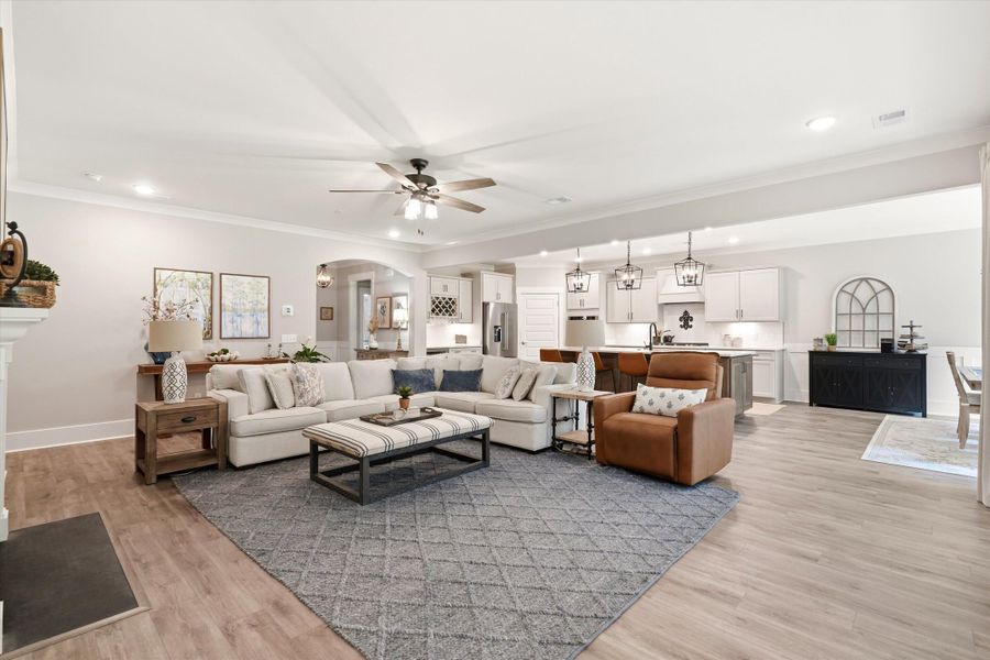 Furnished interior view inside a new home in , Johns Island (Image 35). Furnished interior view inside a new home in , Johns Island (Image 35).