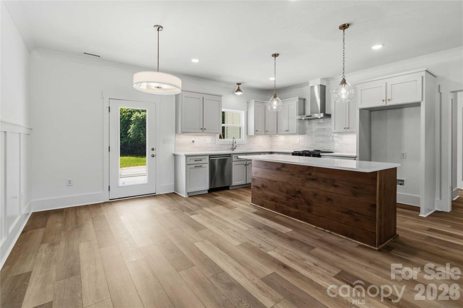 Furnished interior view inside a new home in , Clover (Image 11).