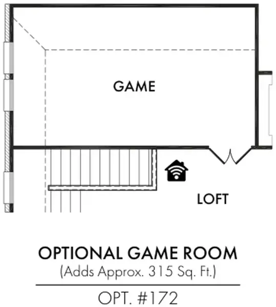Game Room (eliminates Loft)