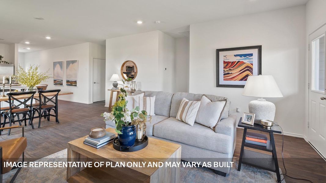 Furnished interior view inside a new home in Talavera, Kyle (Image 26).