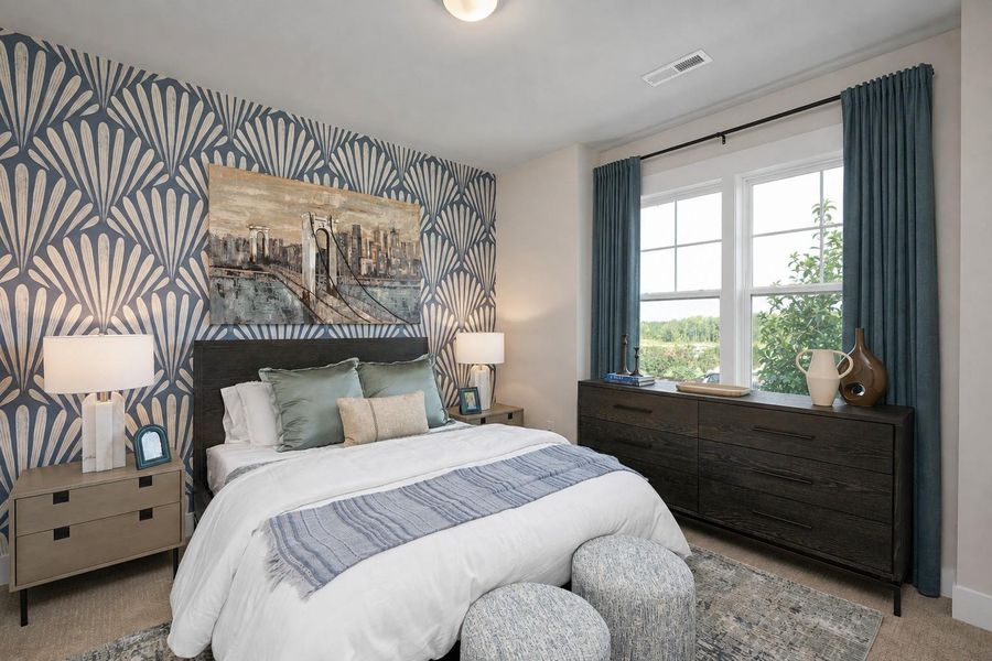 Representative furnished interior of a home built from the Castle by Garman Homes in Parc Northwest, Elon (Image 5).