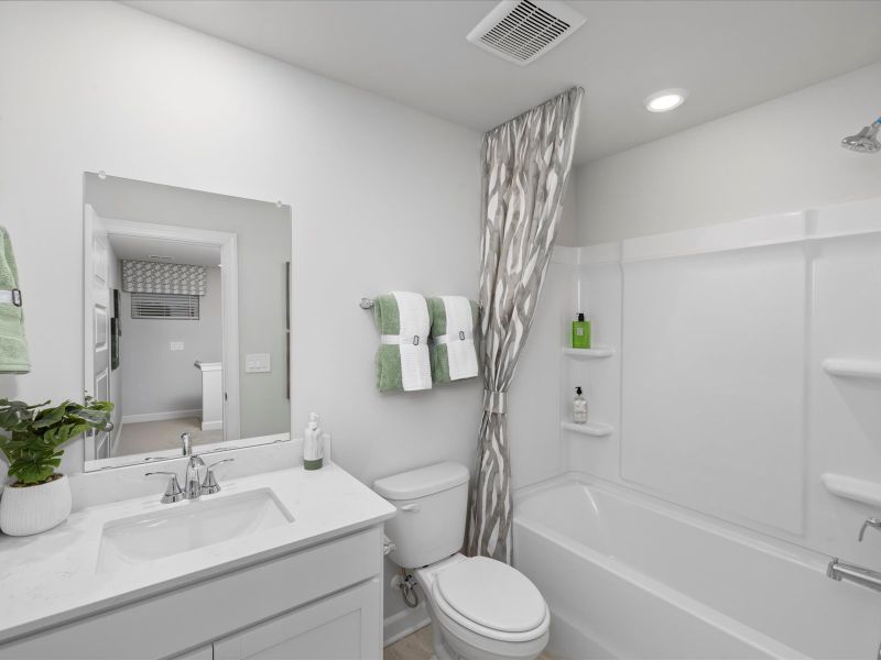 Furnished interior view inside a new home in Valentine Townes, Greer (Image 20).