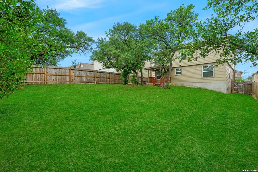 Exterior details and patio area of a home in Copper Canyon, Bulverde (Image 4).