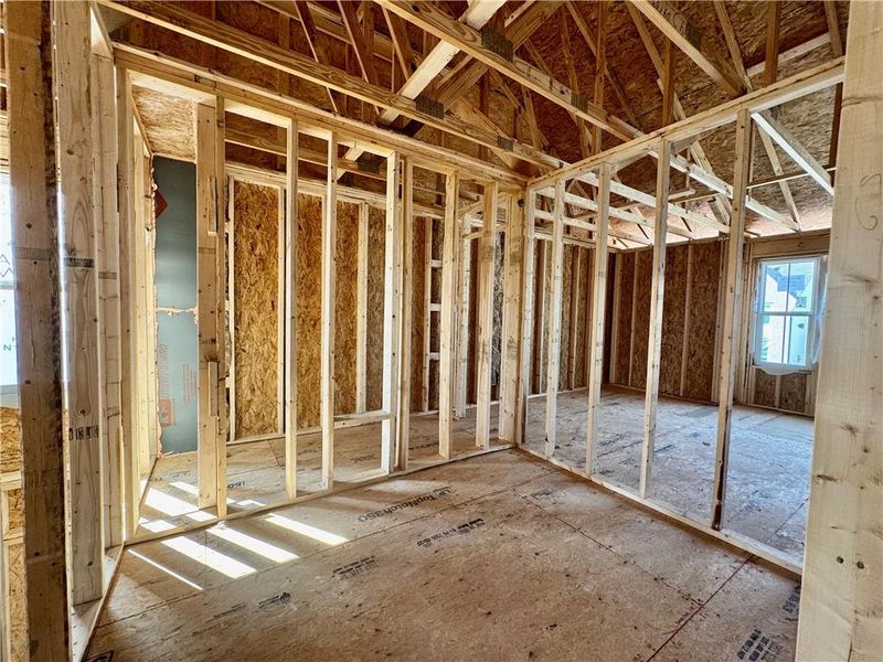 In-progress construction of a new home in Eastlyn Crossing, Flowery Branch, GA (Image 17).