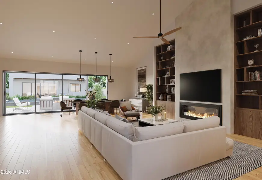 Great Room Rendering Great Room Rendering