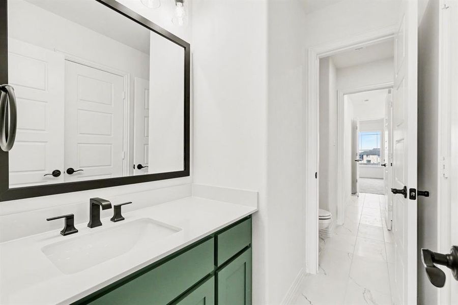 Furnished interior view inside a new home in , Prosper (Image 10).