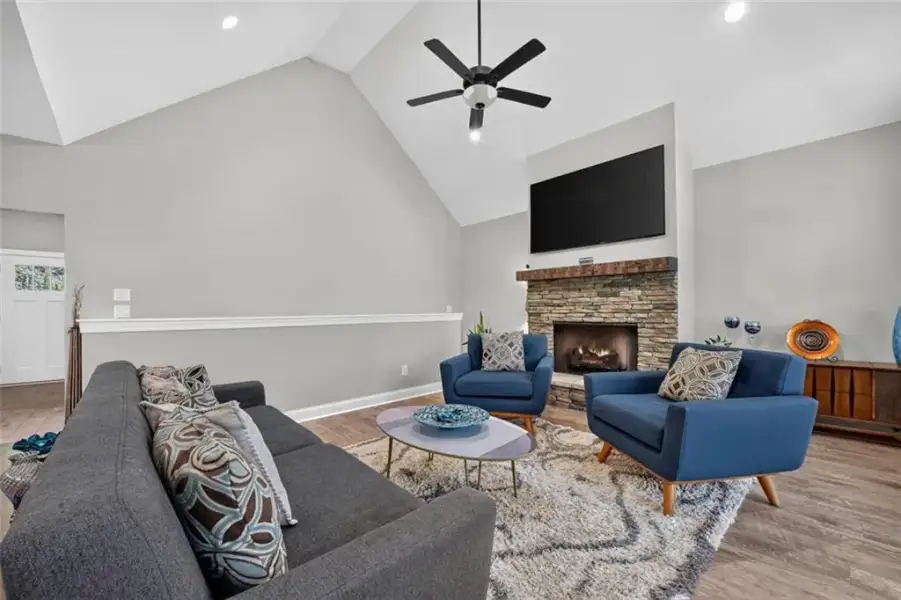 Furnished interior view inside a new home in , Ellijay (Image 6).