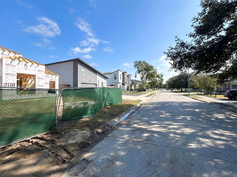 Street View of 7118 Schiller. Construction Photo as of 10-27-2025 Street View of 7118 Schiller. Construction Photo as of 10-27-2025