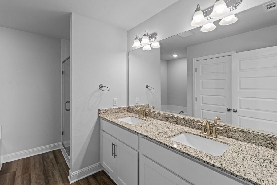 Furnished interior view inside a new home in River Ranch Trails, Dayton (Image 10). Furnished interior view inside a new home in River Ranch Trails, Dayton (Image 10).