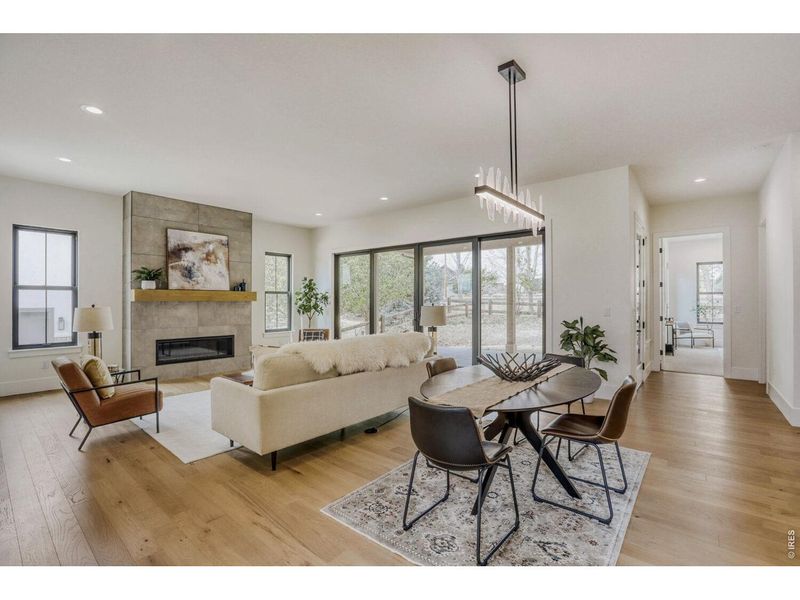 Furnished interior view inside a new home in , Loveland (Image 32).