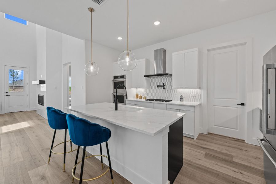 Representative furnished interior of a home built from the Plan 2 by Monarch Homes in Royal Court, Frisco (Image 11).