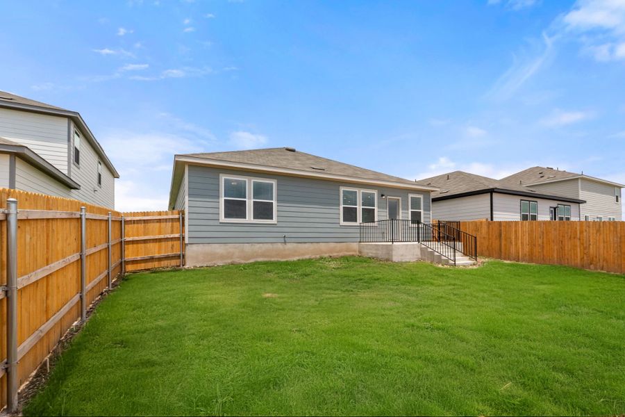 Representative exterior details of a home built from the Rayburn by Centex in Alto, San Marcos (Image 3).
