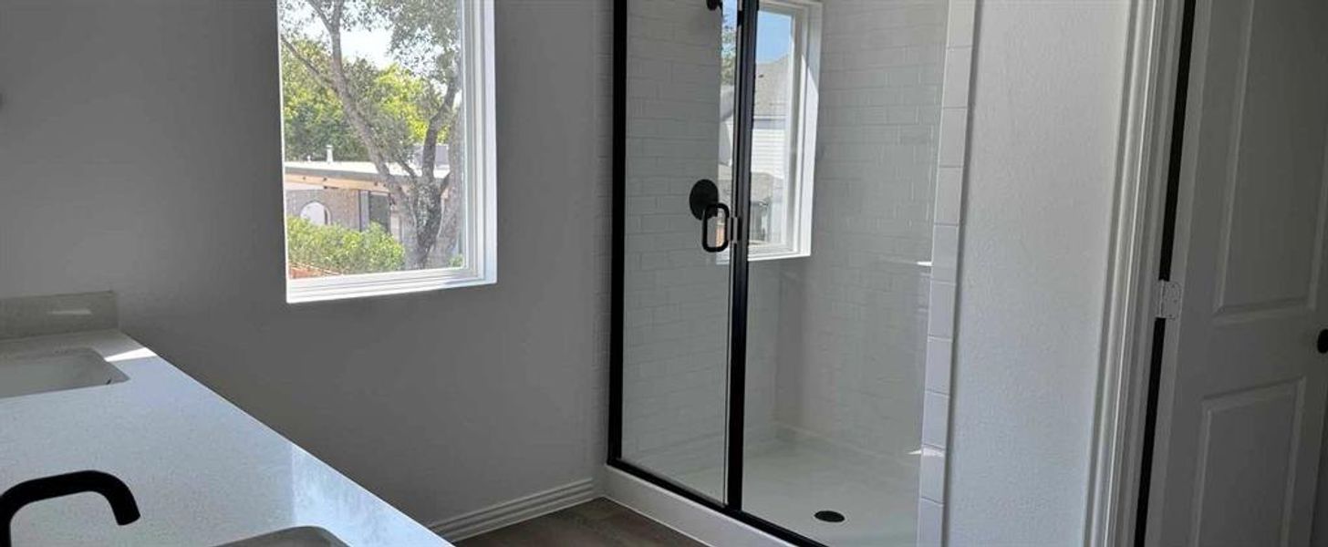 Primary Bathroom Construction Progress featuring the Oxford Collection Primary Bathroom Construction Progress featuring the Oxford Collection