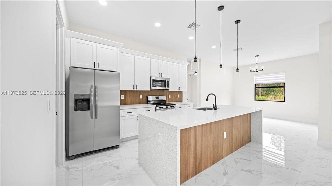 Furnished interior view inside a new home in , Cape Coral (Image 5).