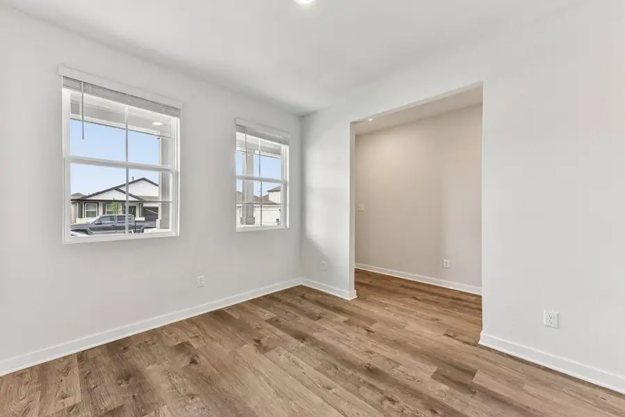 Spacious, unfurnished interior of a new home in The Glen at Stallion Run, Buda (Image 10). Spacious, unfurnished interior of a new home in The Glen at Stallion Run, Buda (Image 10).