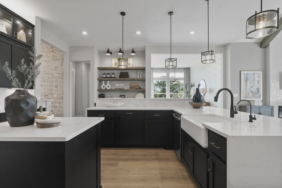 Representative furnished interior of a home built from the Kennedy by Chesmar Homes in Broken Oak, Georgetown (Image 4).