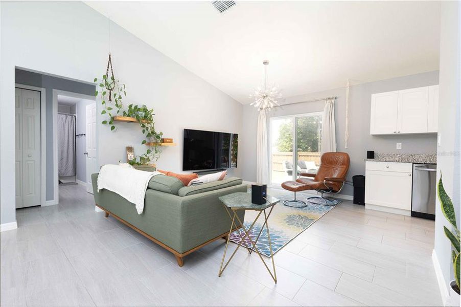 Furnished interior view inside a new home in , Belleview (Image 7).