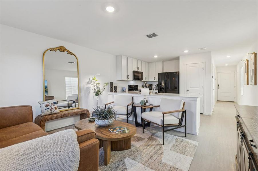 Furnished interior view inside a new home in Foree Ranch, Providence Village (Image 7).