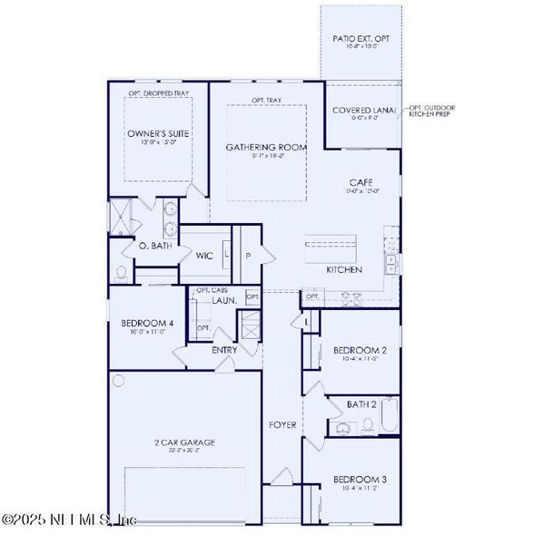 2D floor plan layout of this home in Double Branch, Middleburg, FL (Image 2). 2D floor plan layout of this home in Double Branch, Middleburg, FL (Image 2).
