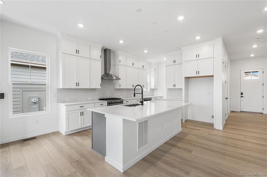 Furnished interior view inside a new home in Horizon at Solstice, Littleton (Image 19).