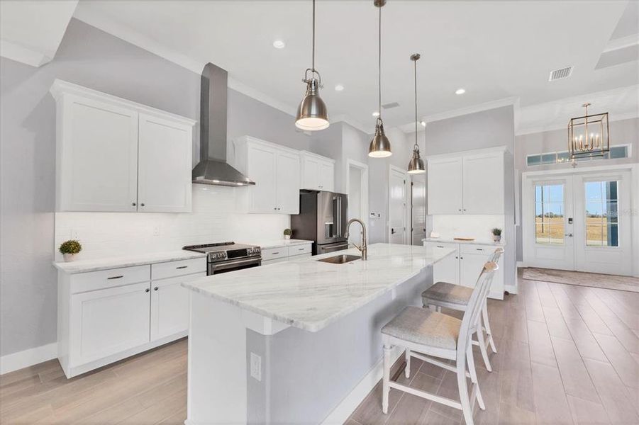 Furnished interior view inside a new home in , Placida (Image 12).