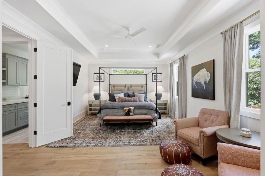 Furnished interior view inside a new home in , Chamblee (Image 32).