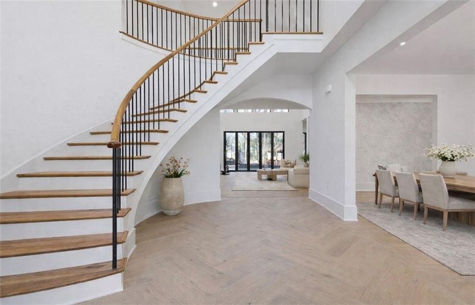 Furnished interior view inside a new home in , Alpharetta (Image 4).