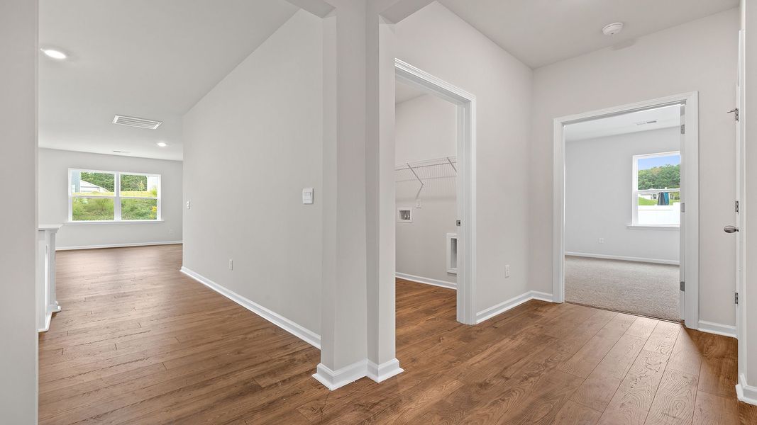 Spacious, unfurnished interior of a new home in Spring Ridge, Anderson (Image 15). Spacious, unfurnished interior of a new home in Spring Ridge, Anderson (Image 15).
