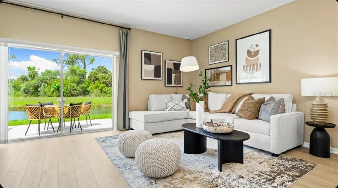 Furnished interior view inside a new home in , Nokomis (Image 6).