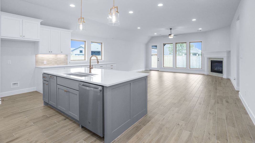 Furnished interior view inside a new home in Kresston, Montgomery (Image 5).