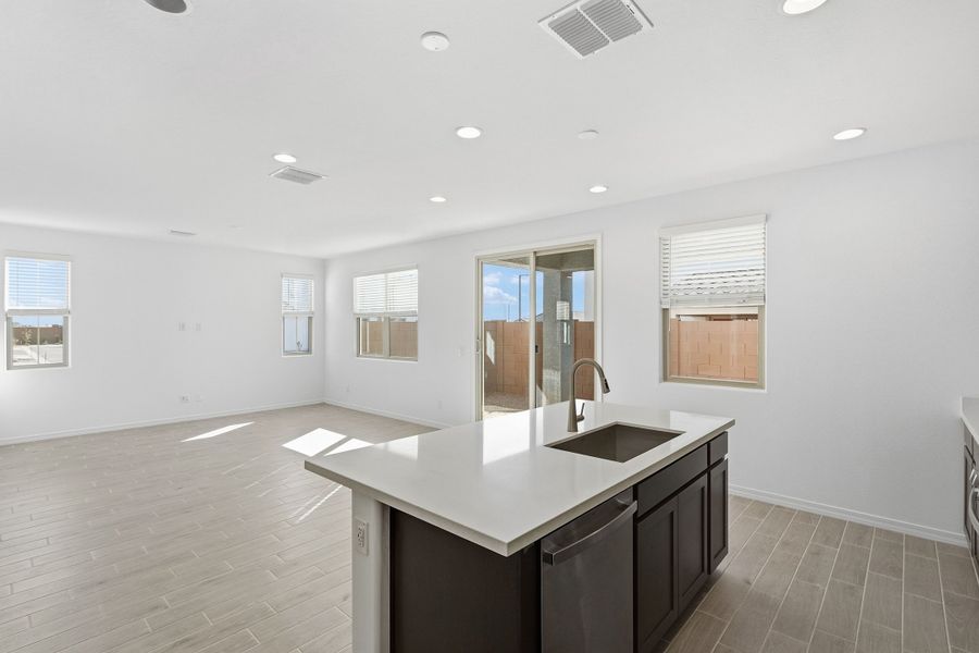 Furnished interior view inside a new home in Artisan at Asante, Surprise (Image 12). Furnished interior view inside a new home in Artisan at Asante, Surprise (Image 12).