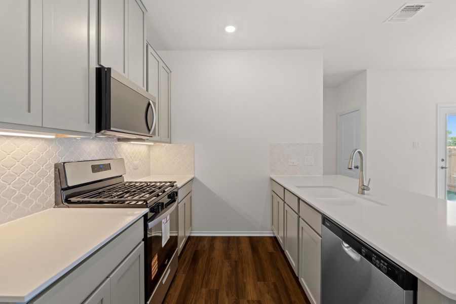 Furnished interior view inside a new home in Salerno - Heritage Collection, Round Rock (Image 7).