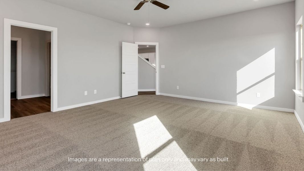 Spacious, unfurnished interior of a new home in Viridian, Lubbock (Image 18).
