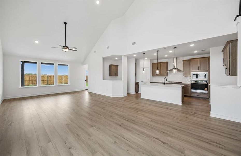 Open concept gathering room Open concept gathering room