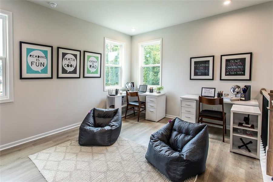 Furnished interior view inside a new home in Hopewell Reserve, Cumming (Image 16). Furnished interior view inside a new home in Hopewell Reserve, Cumming (Image 16).