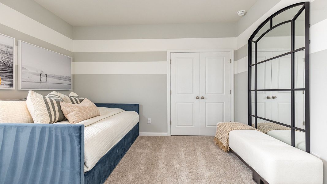 Furnished interior view inside a new home in Rich Square at Brunswick Plantation, Ash (Image 4). Furnished interior view inside a new home in Rich Square at Brunswick Plantation, Ash (Image 4).