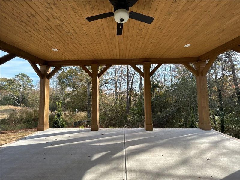 Exterior details and patio area of a home in Trove, Watkinsville (Image 3).