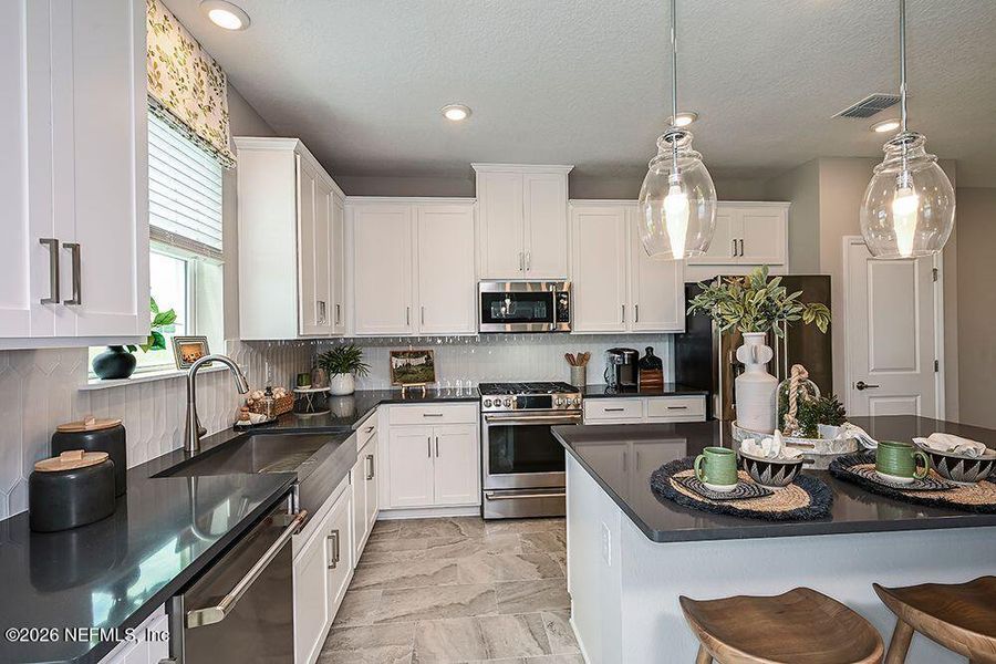 Furnished interior view inside a new home in , St. Augustine (Image 26).
