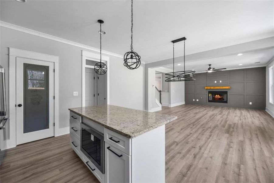Furnished interior view inside a new home in , Monroe (Image 12).