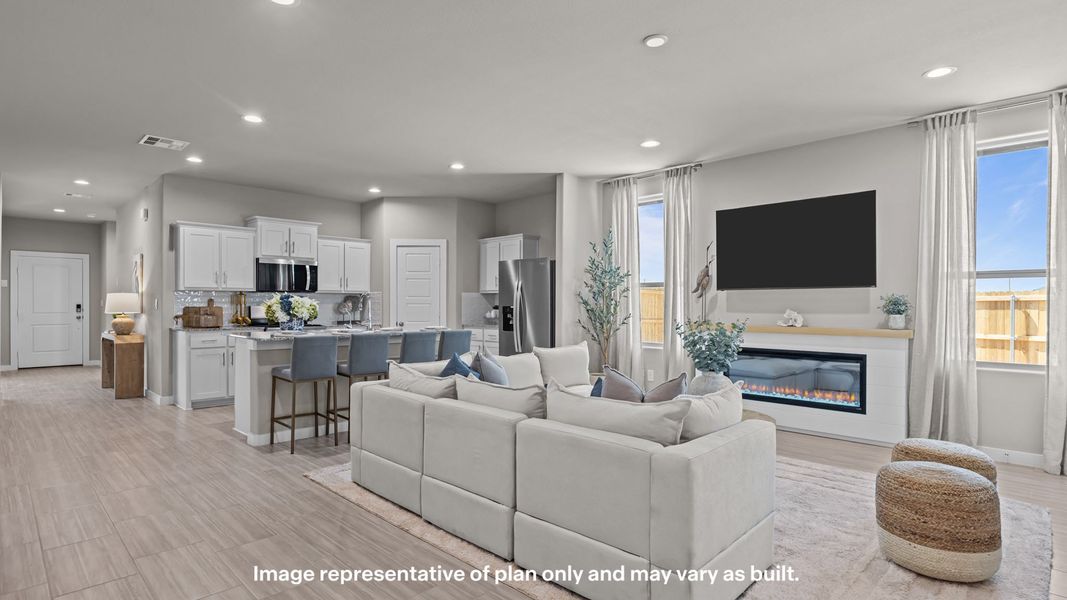 Furnished interior view inside a new home in Homestead at Parks Bell Ranch, Odessa (Image 6).