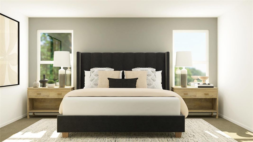 Furnished interior view inside a new home in Woodfield Preserve: Ridgepointe Collection, Georgetown (Image 14). Furnished interior view inside a new home in Woodfield Preserve: Ridgepointe Collection, Georgetown (Image 14).