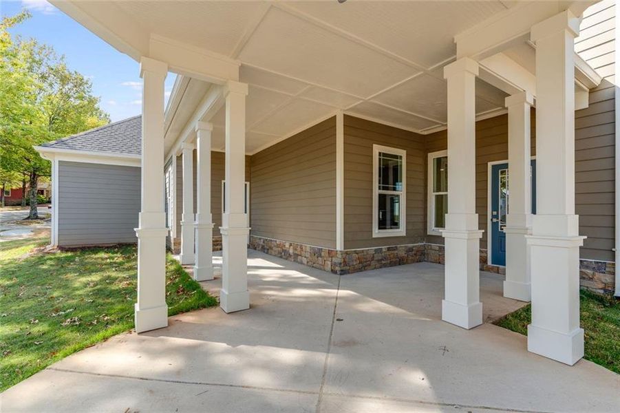 Exterior details and patio area of a home in , Douglasville (Image 17). Exterior details and patio area of a home in , Douglasville (Image 17).