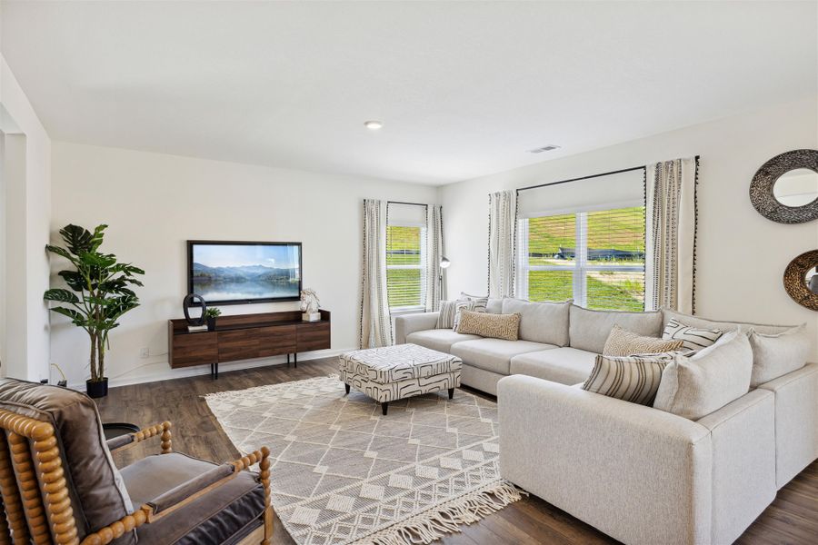 Representative furnished interior of a home built from the Richland by D.R. Horton in The Ridge at Neals Landing, Knoxville (Image 7).