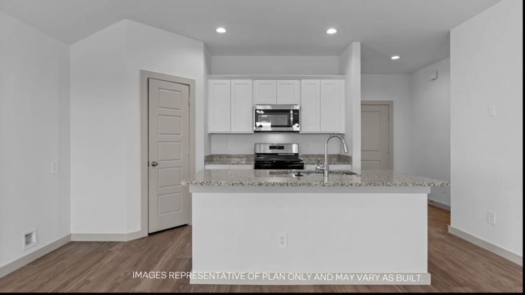 Furnished interior view inside a new home in Allen Farms, Lubbock (Image 4).