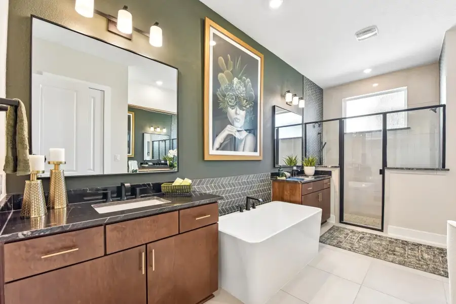 Representative furnished interior of a home built from the Enfield by Taylor Morrison in Eastwood, Manor (Image 15).