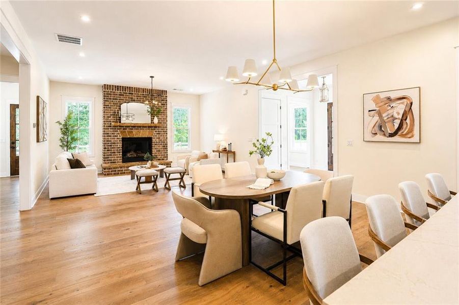 Furnished interior view inside a new home in , Dacula (Image 14).