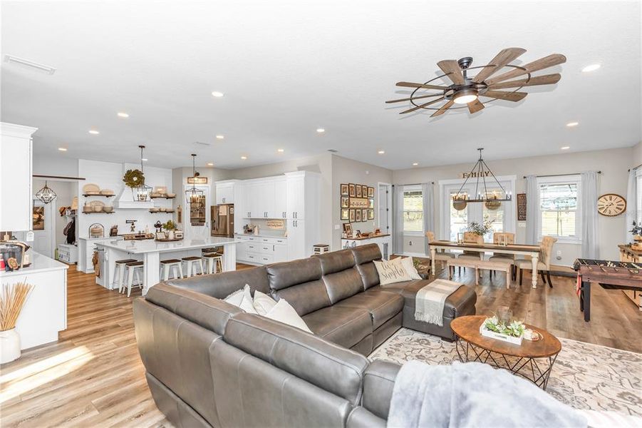 Furnished interior view inside a new home in , Osteen (Image 8).